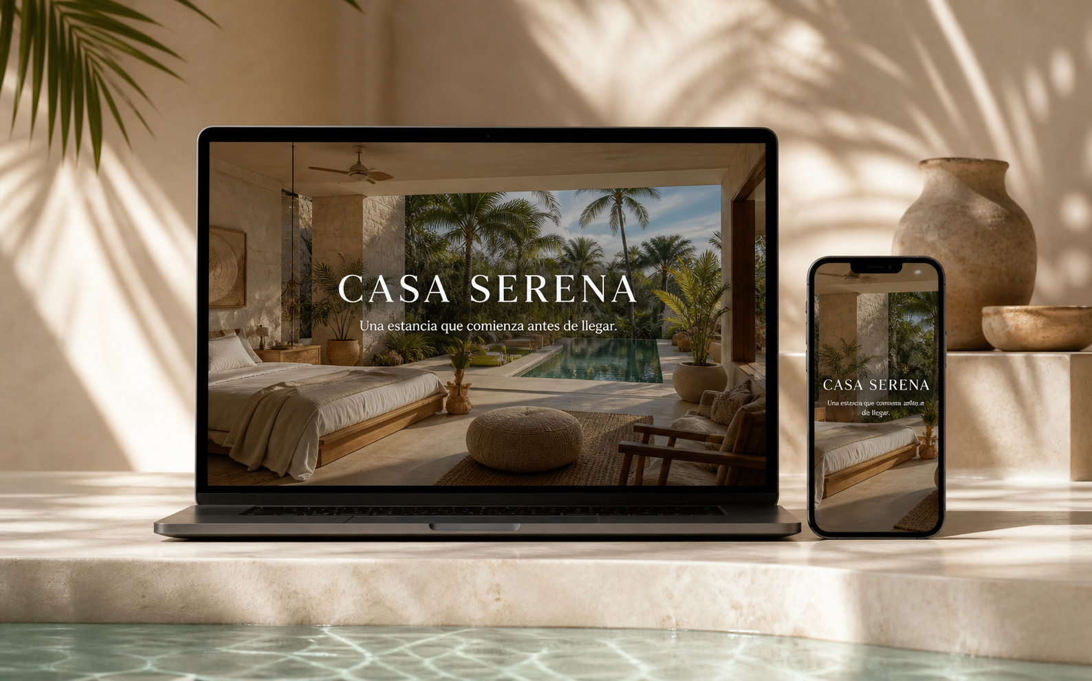 Concepto web Casa Serena